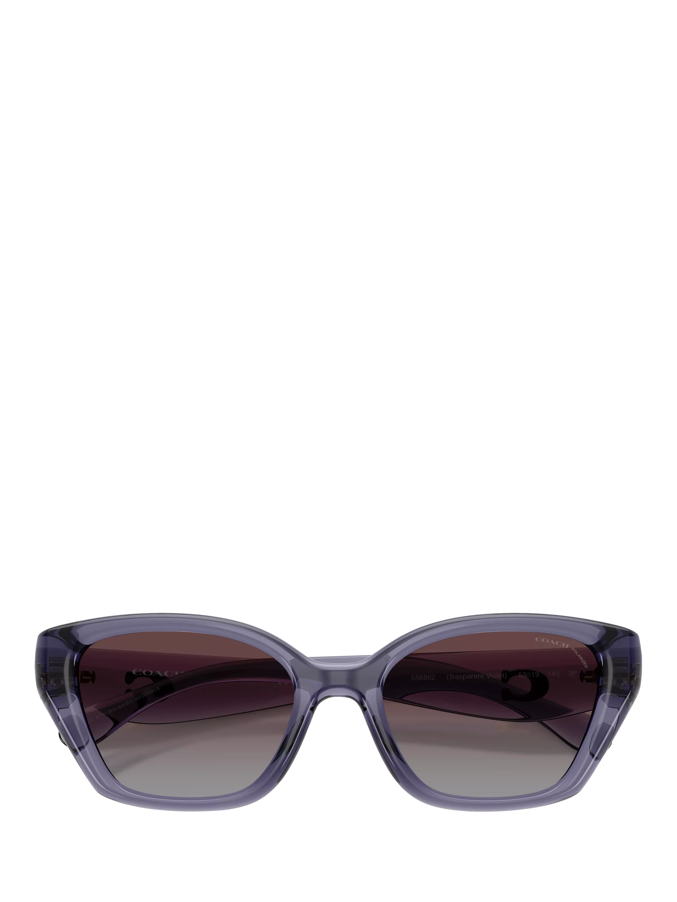 Coach polarised gradient irregular sunglasses 53mm (British brand)