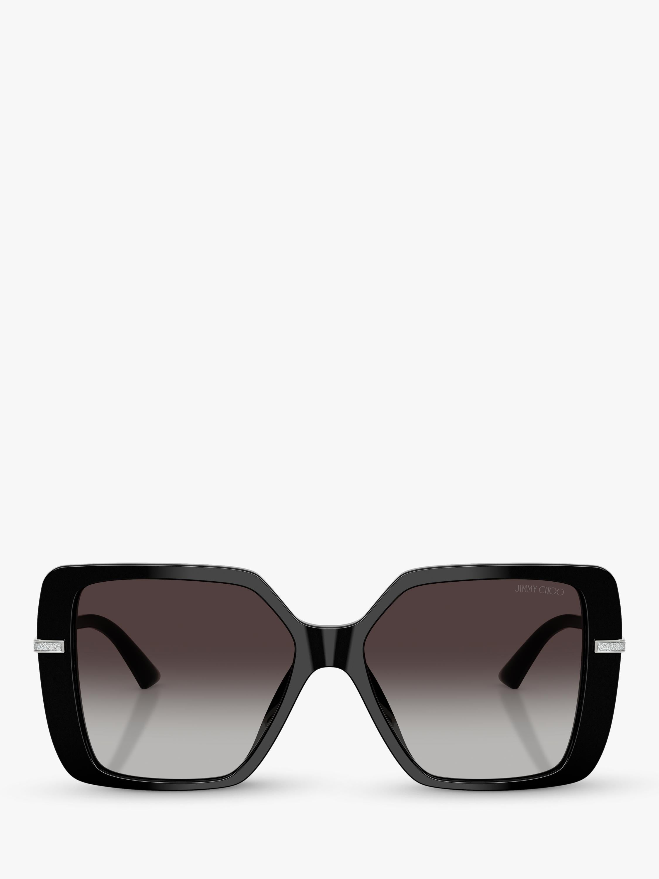 Jimmy Choo square sunglasses black grey gradient - British product