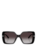 Jimmy Choo square sunglasses black grey gradient - British product