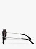 Jimmy Choo square sunglasses black grey gradient - British product