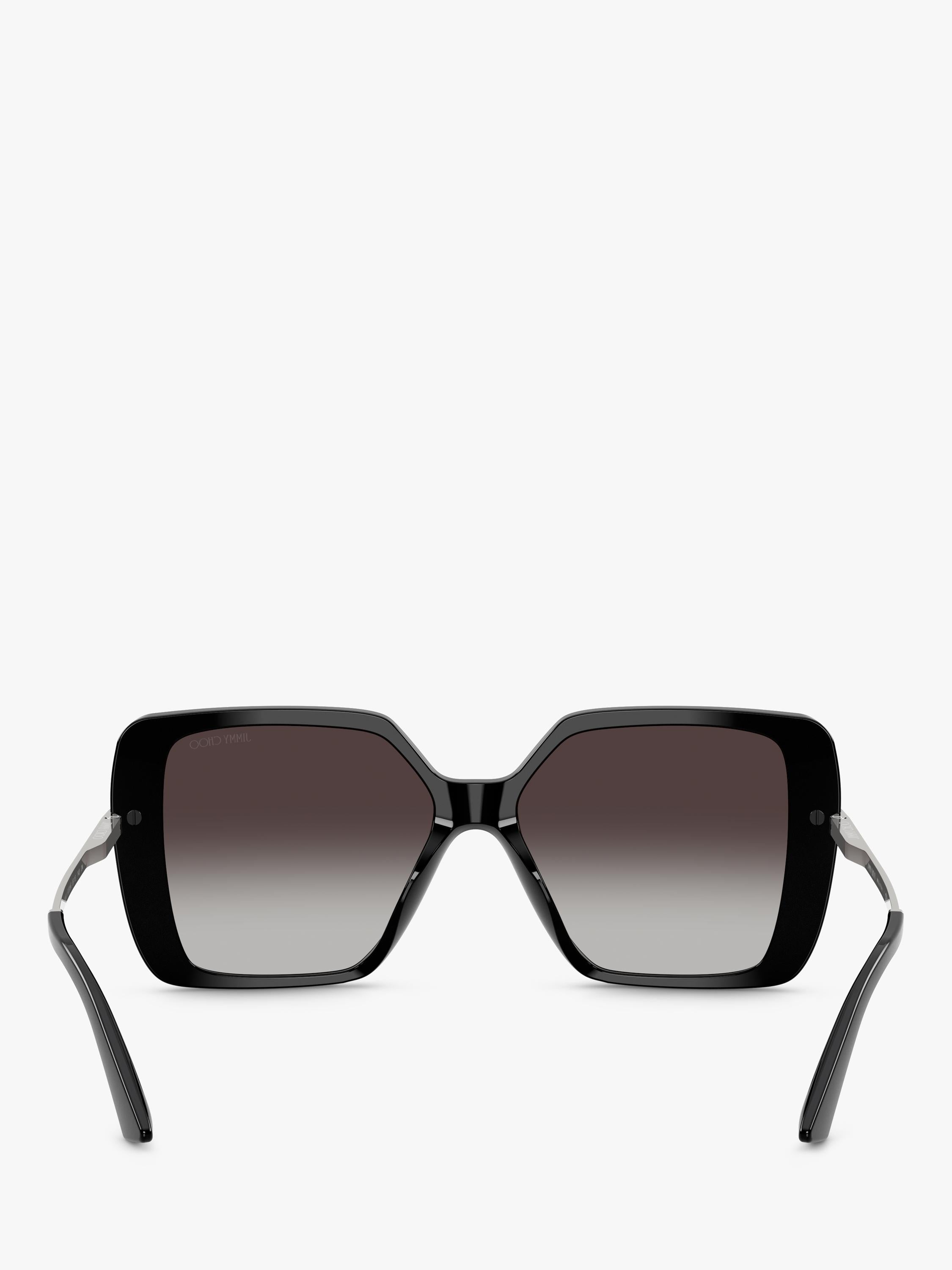 Jimmy Choo square sunglasses black grey gradient - British product