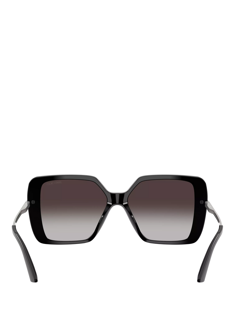Jimmy Choo square sunglasses black grey gradient - British product