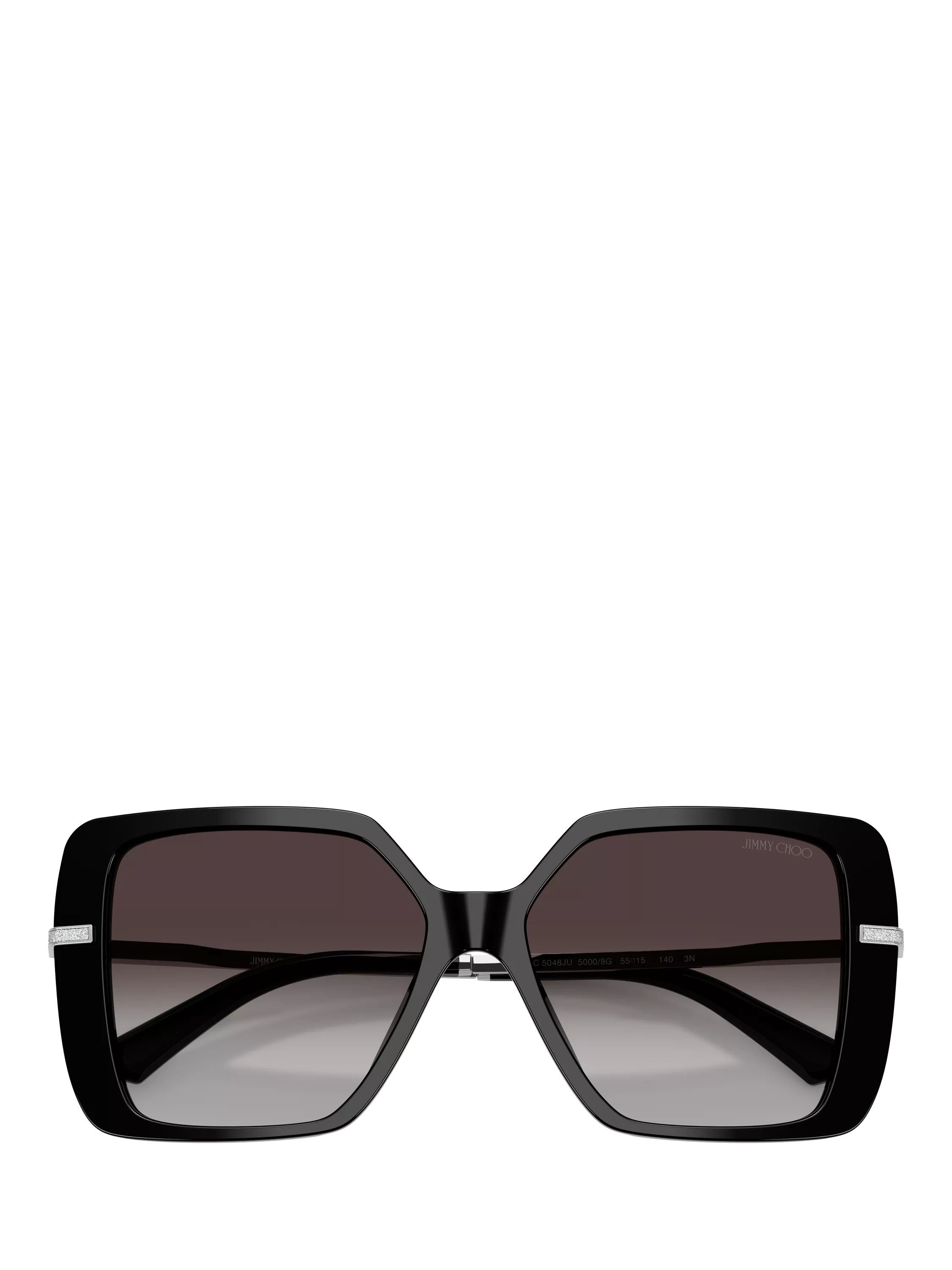 Jimmy Choo square sunglasses black grey gradient - British product