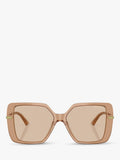 Jimmy Choo women's square sunglasses brown acetate 55mm (British brand)