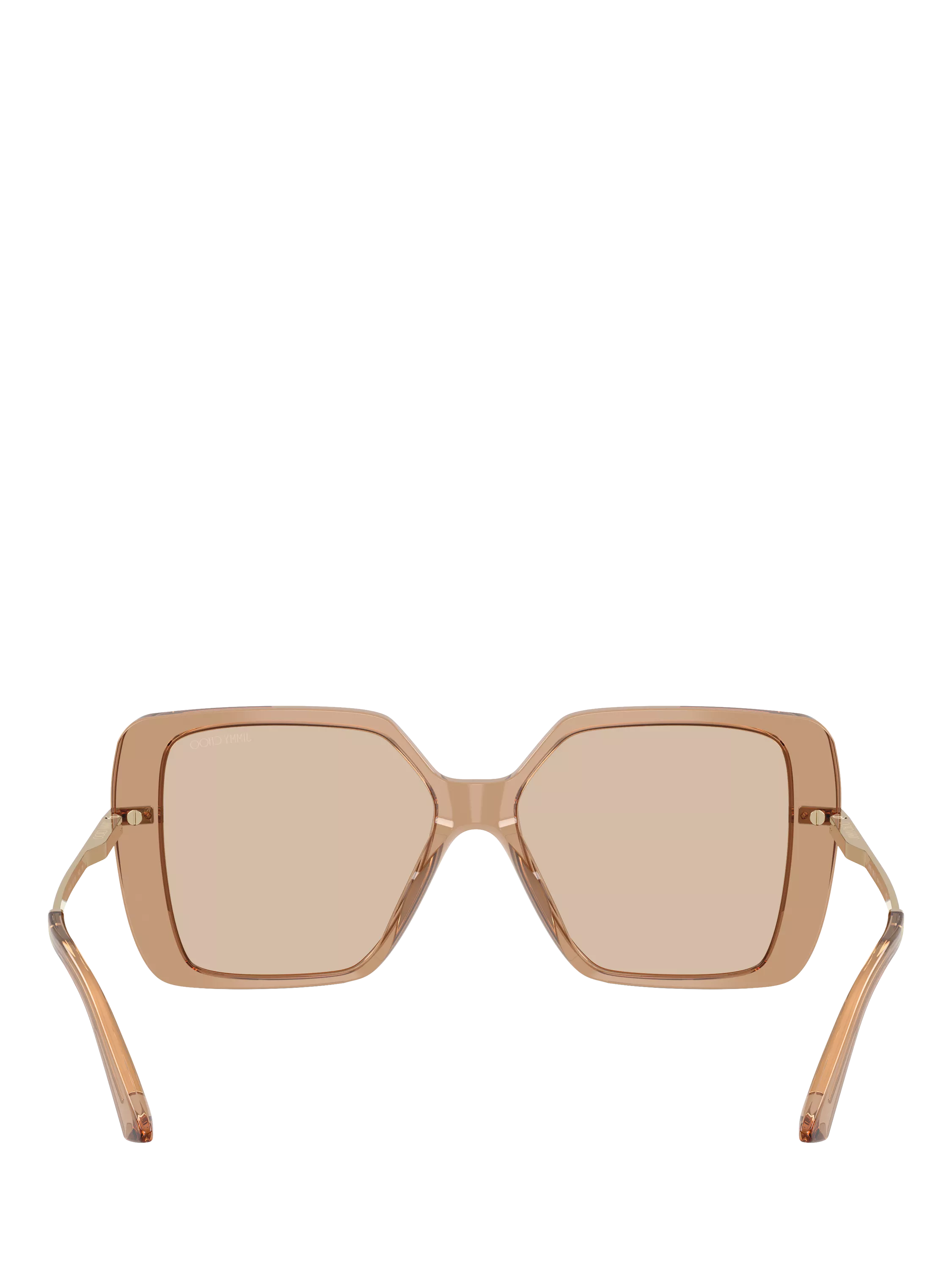 Jimmy Choo women's square sunglasses brown acetate 55mm (British brand)
