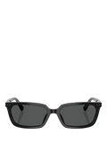 Jimmy Choo women's rectangular sunglasses black - British product