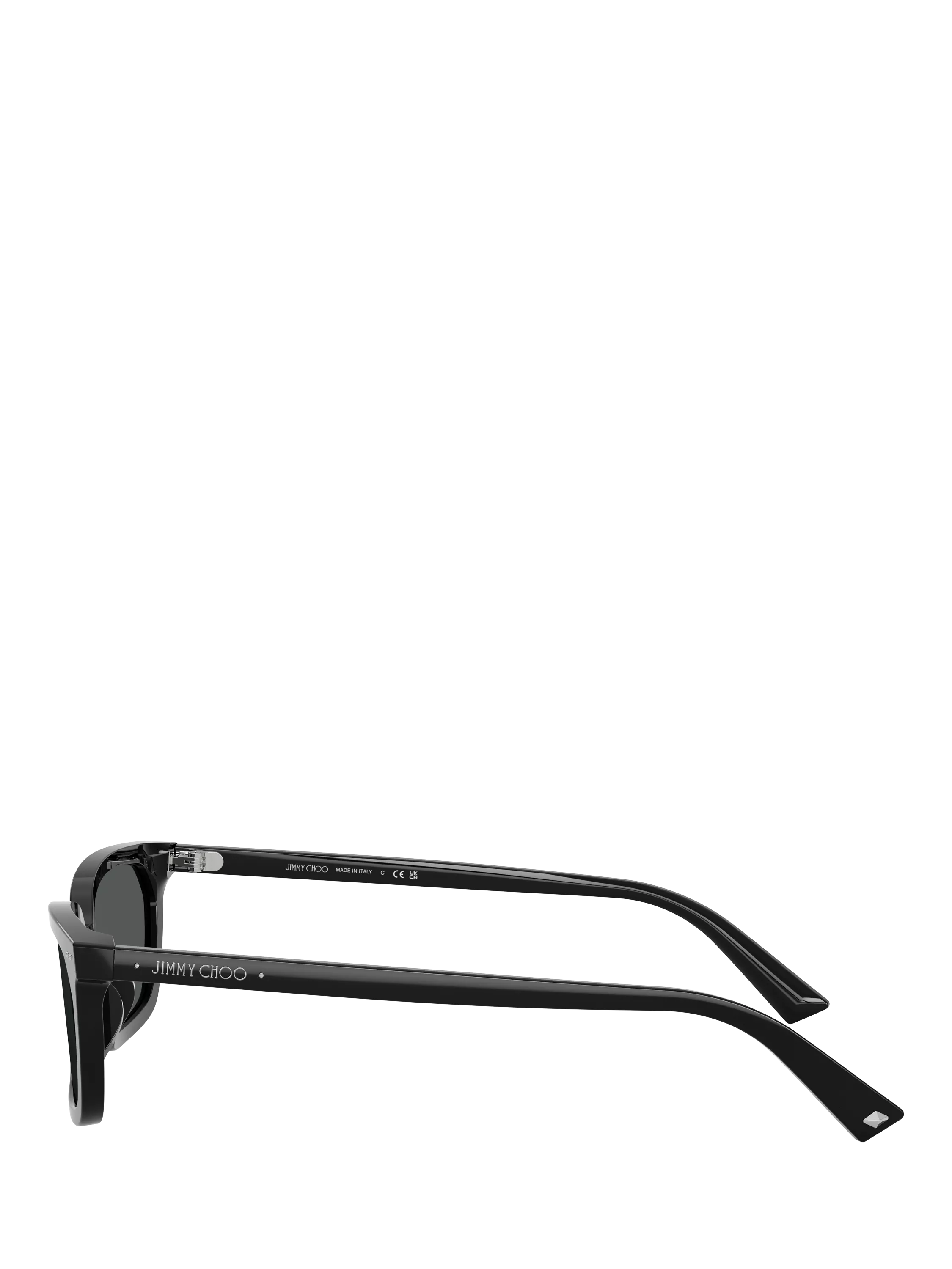 Jimmy Choo women's rectangular sunglasses black - British product
