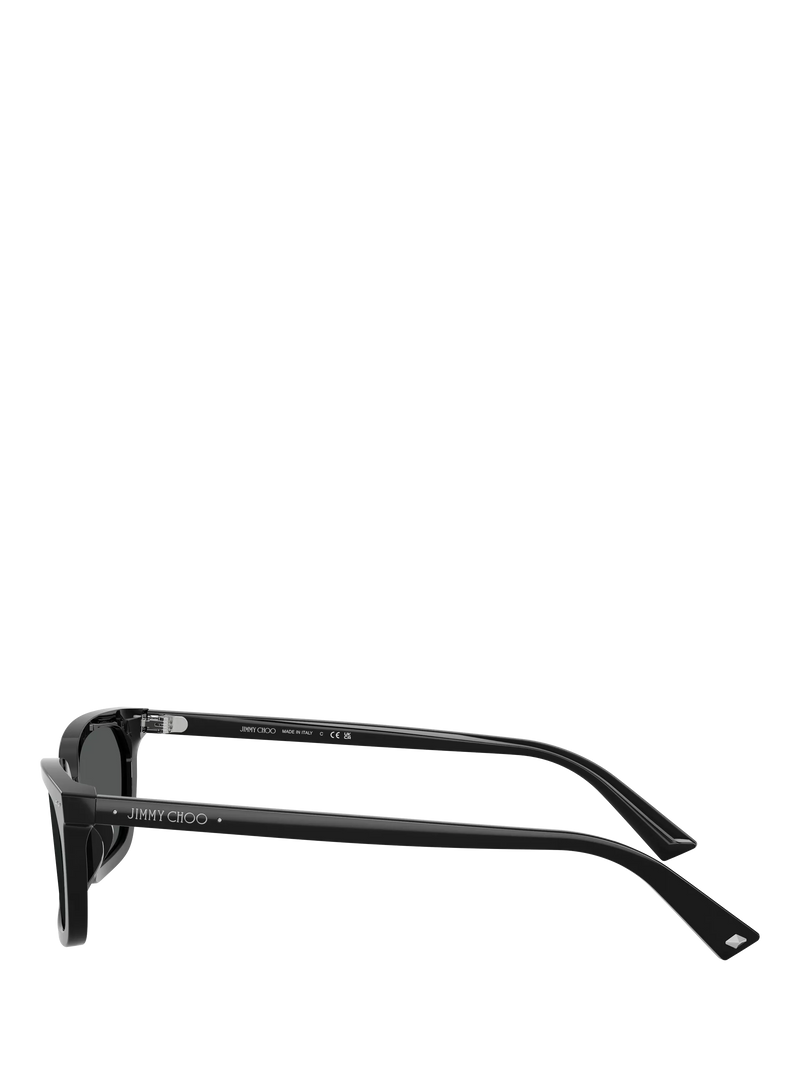 Jimmy Choo women's rectangular sunglasses black - British product