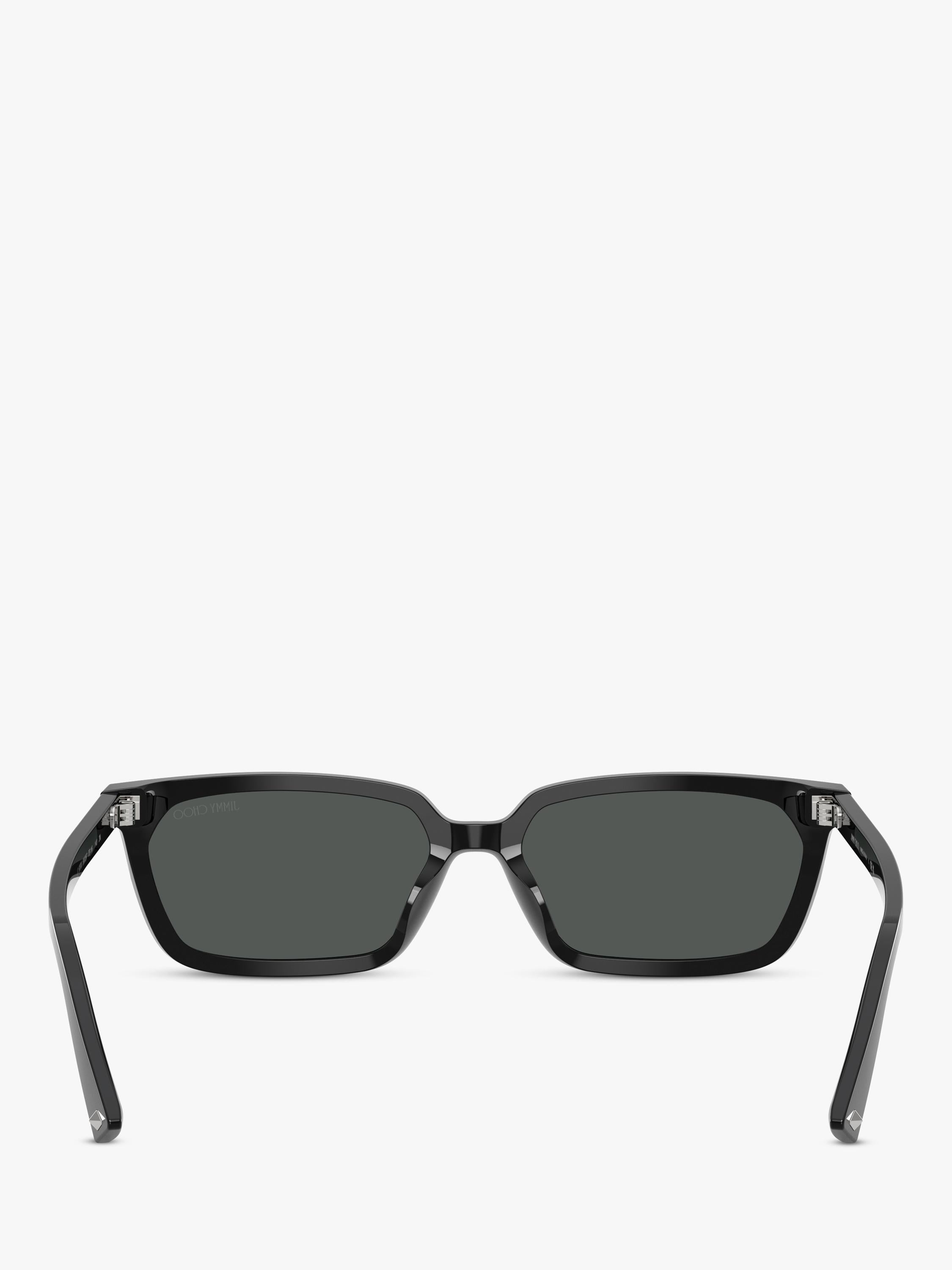 Jimmy Choo women's rectangular sunglasses black - British product
