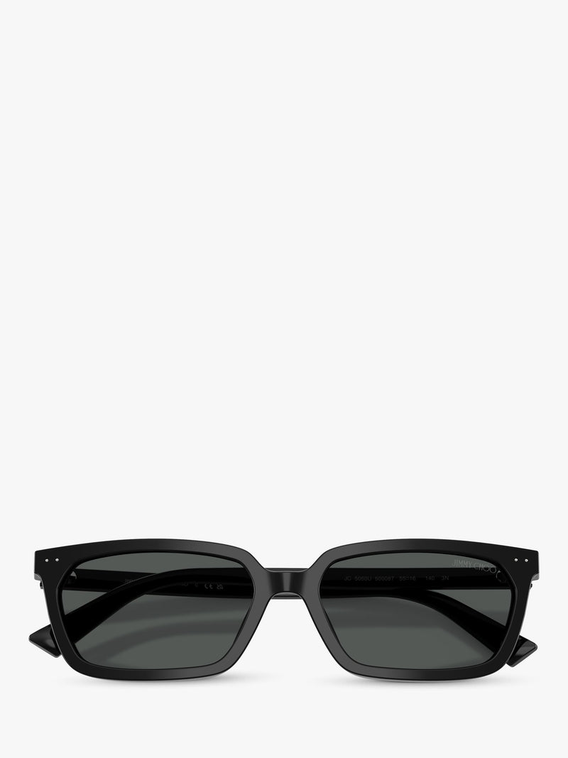 Jimmy Choo women's rectangular sunglasses black - British product