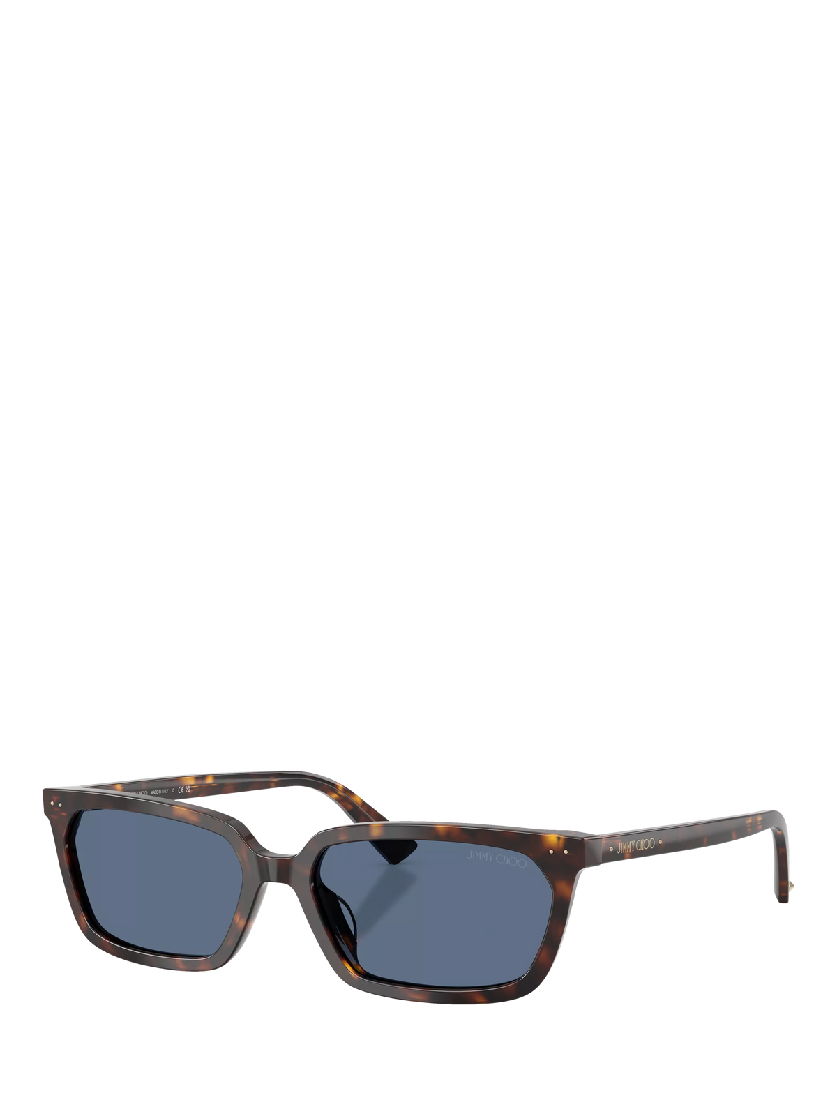 Jimmy Choo rectangular sunglasses tortoise blue (British brand)