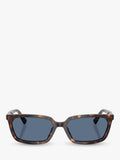 Jimmy Choo rectangular sunglasses tortoise blue (British brand)
