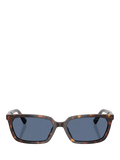 Jimmy Choo rectangular sunglasses tortoise blue (British brand)