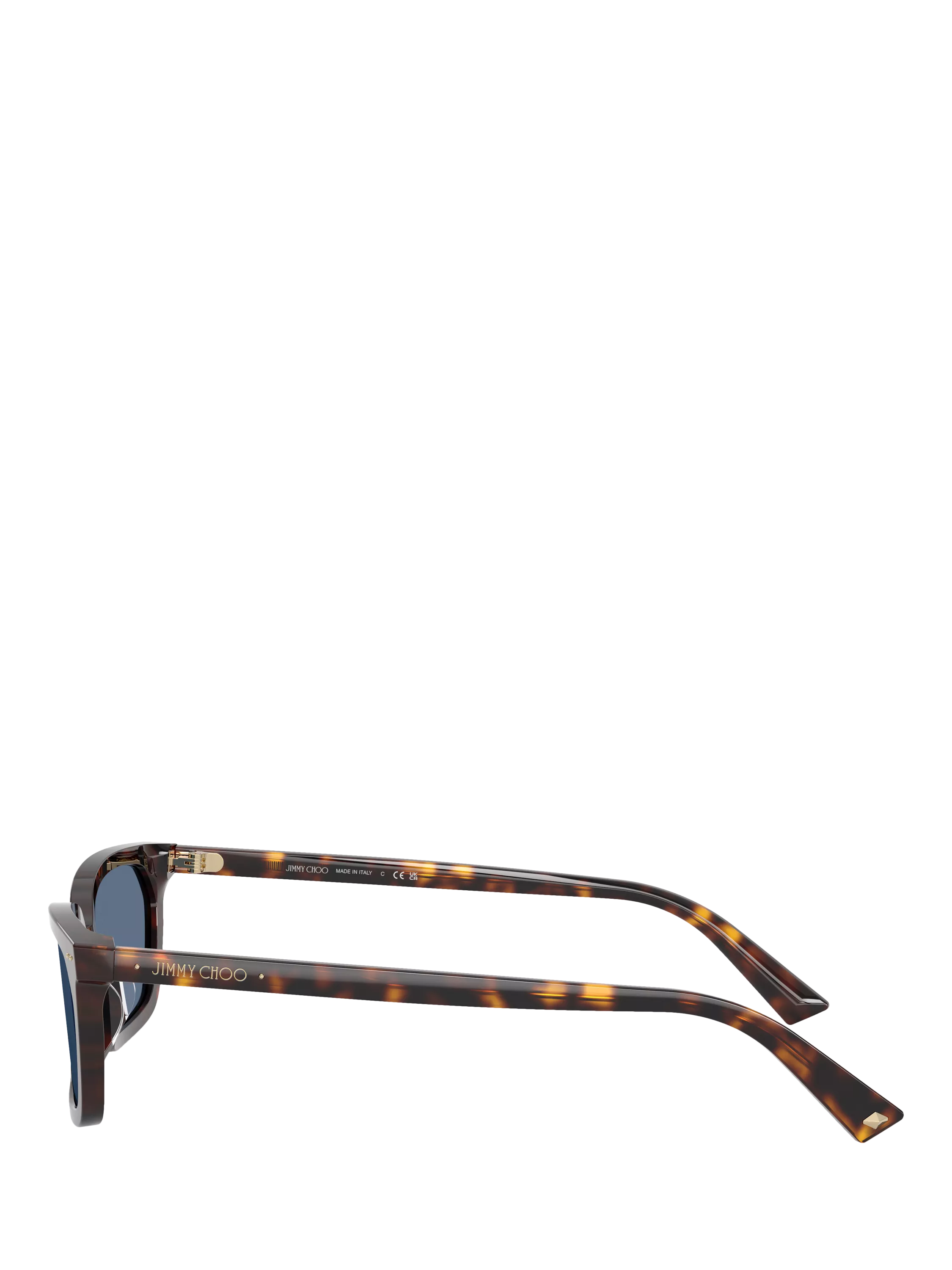 Jimmy Choo rectangular sunglasses tortoise blue (British brand)