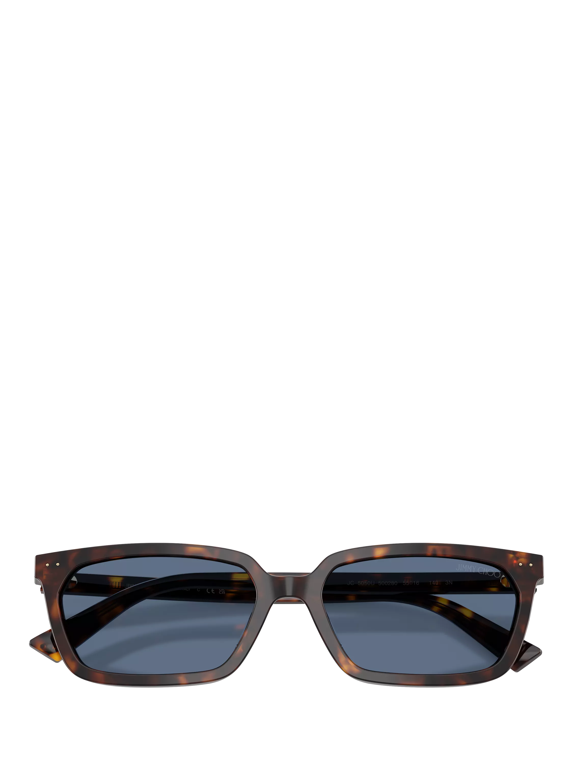 Jimmy Choo rectangular sunglasses tortoise blue (British brand)