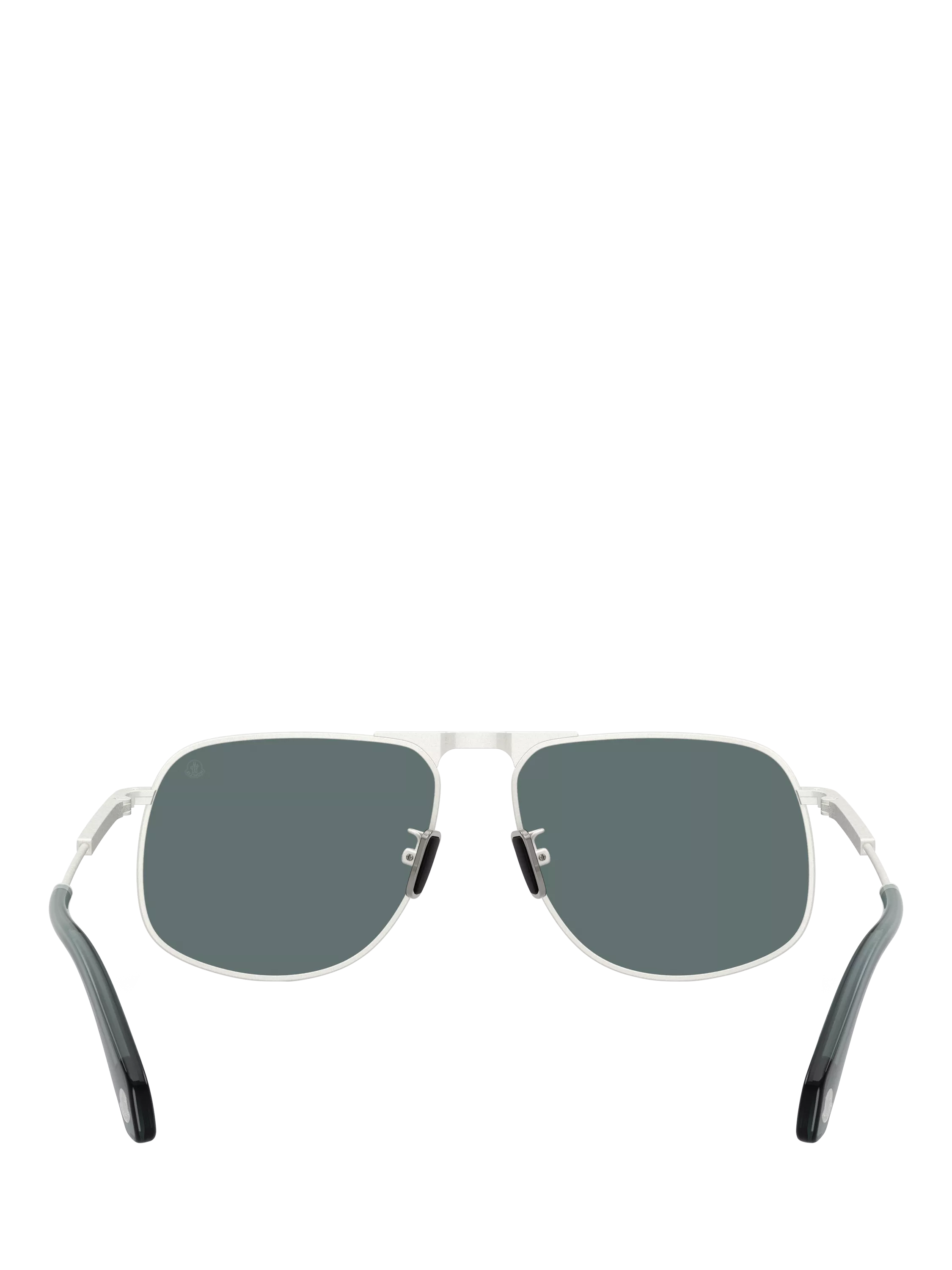 Moncler aviator sunglasses matte silver 58mm, UK version