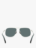 Moncler aviator sunglasses matte silver 58mm, UK version