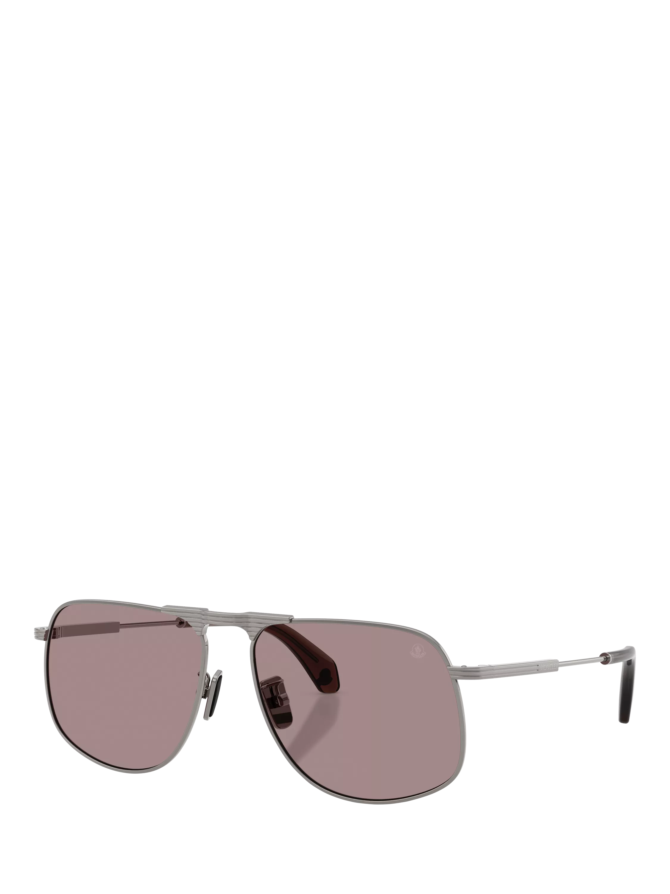Moncler aviator sunglasses gunmetal steel frames (British brand)