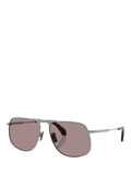 Moncler aviator sunglasses gunmetal steel frames (British brand)