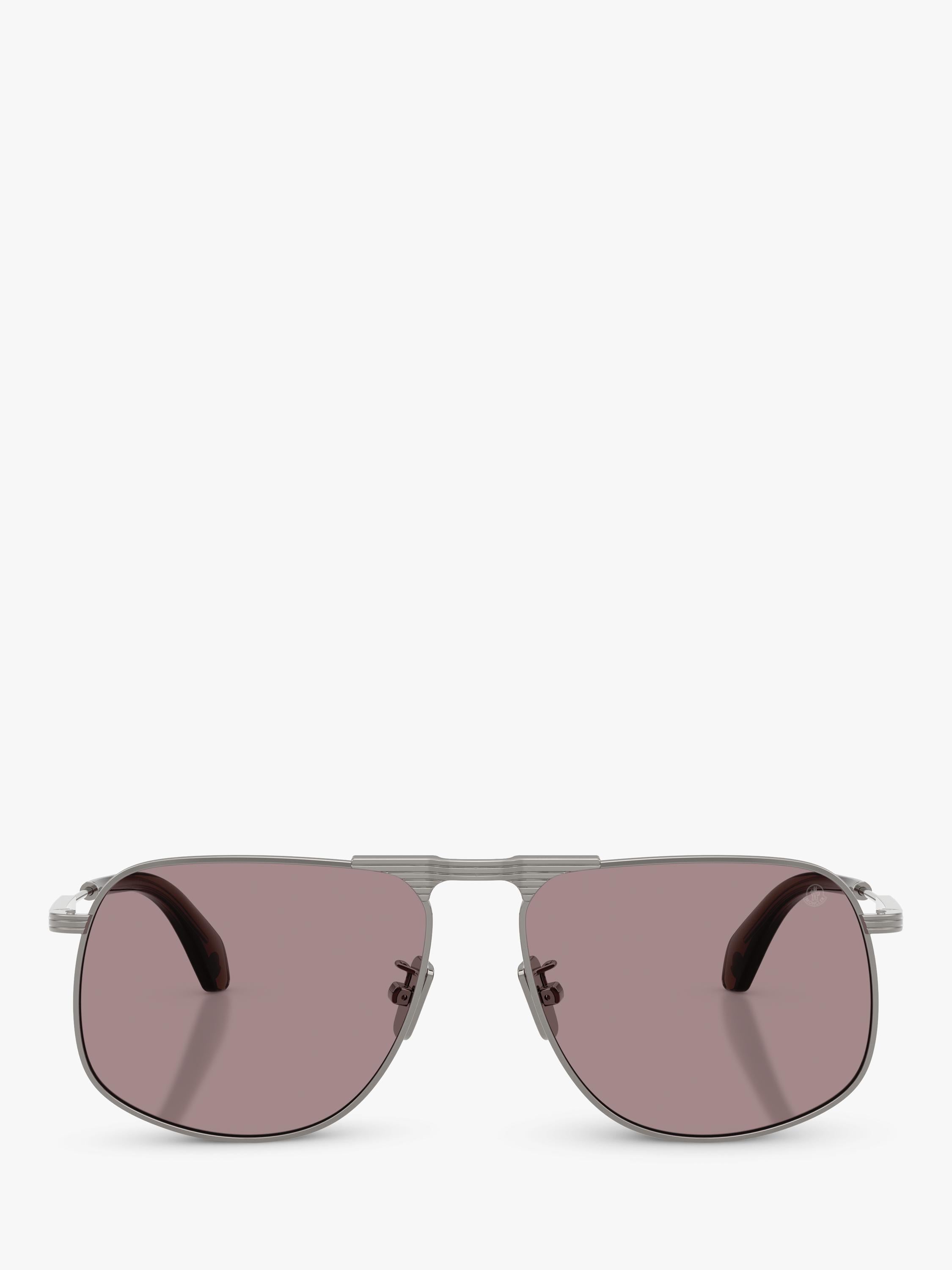 Moncler aviator sunglasses gunmetal steel frames (British brand)