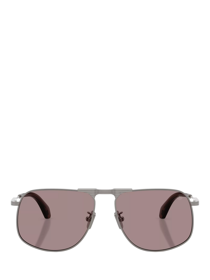 Moncler aviator sunglasses gunmetal steel frames (British brand)