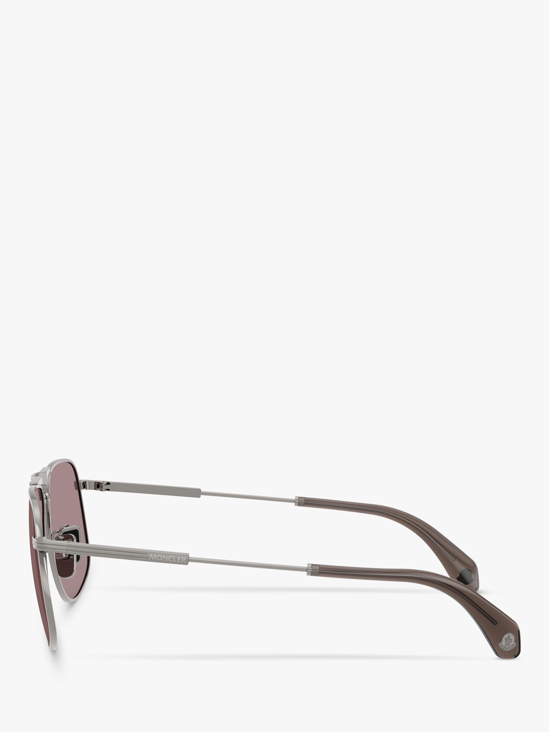 Moncler aviator sunglasses gunmetal steel frames (British brand)