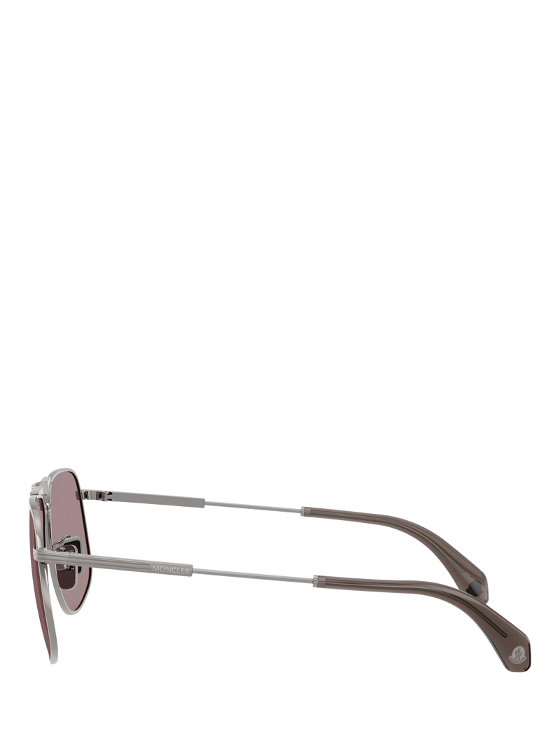 Moncler aviator sunglasses gunmetal steel frames (British brand)