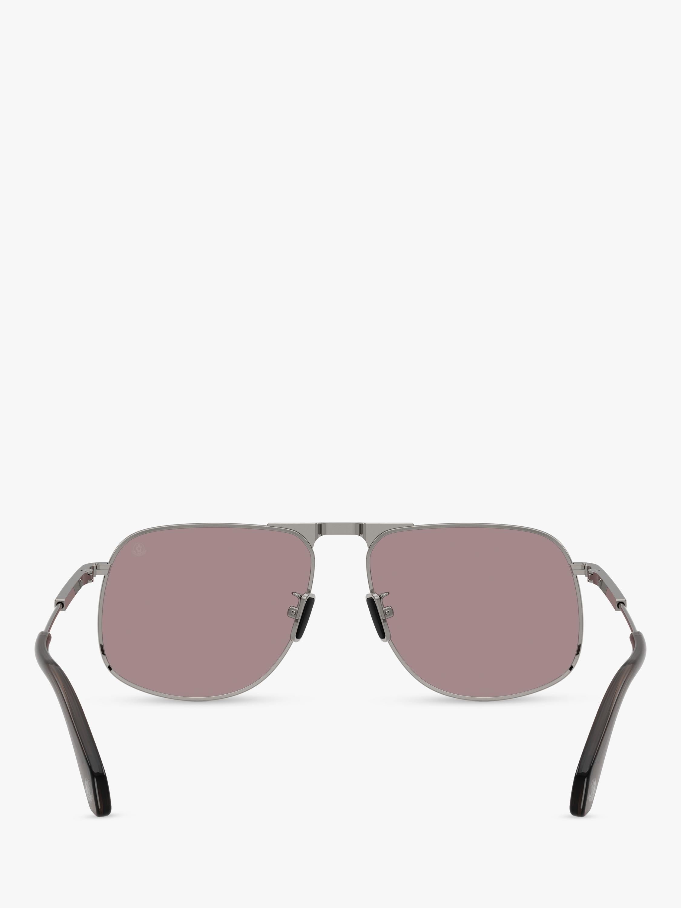 Moncler aviator sunglasses gunmetal steel frames (British brand)