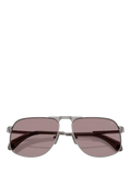 Moncler aviator sunglasses gunmetal steel frames (British brand)