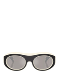 Moncler oval sunglasses butter 54mm - British product