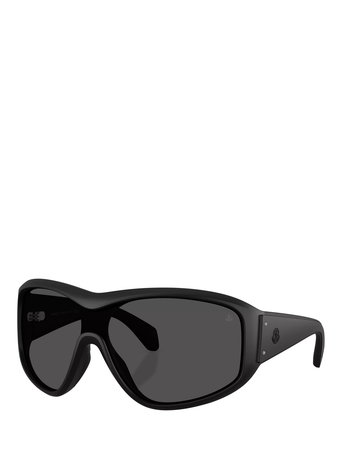 Moncler oval sunglasses matte black, UK version