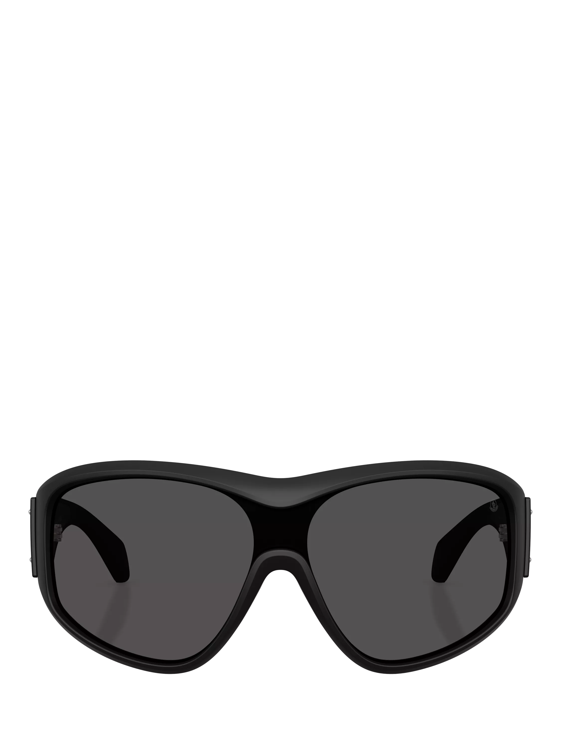Moncler oval sunglasses matte black, UK version