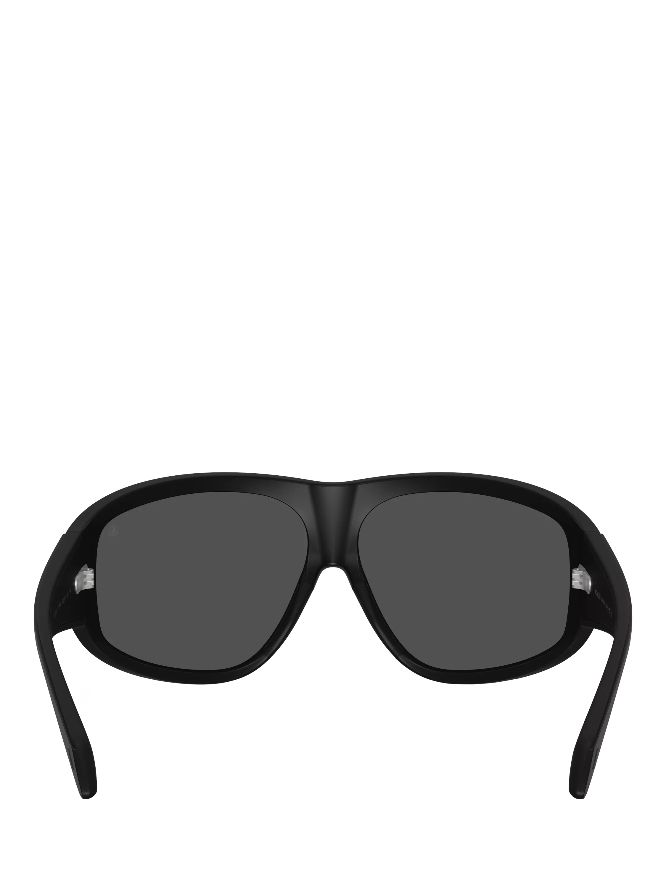 Moncler oval sunglasses matte black, UK version