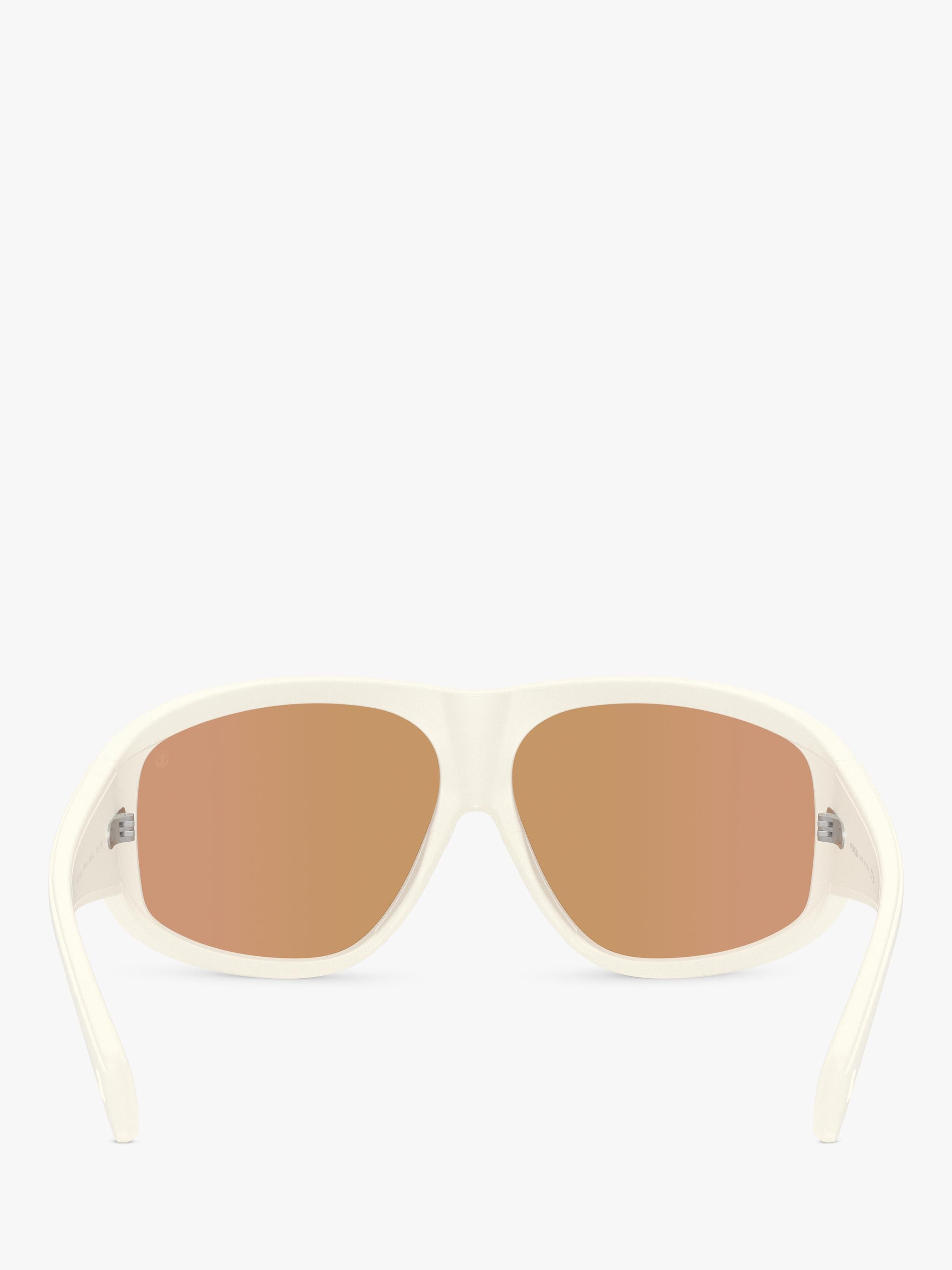 Moncler wrap sunglasses vanilla white frame, imported from the UK