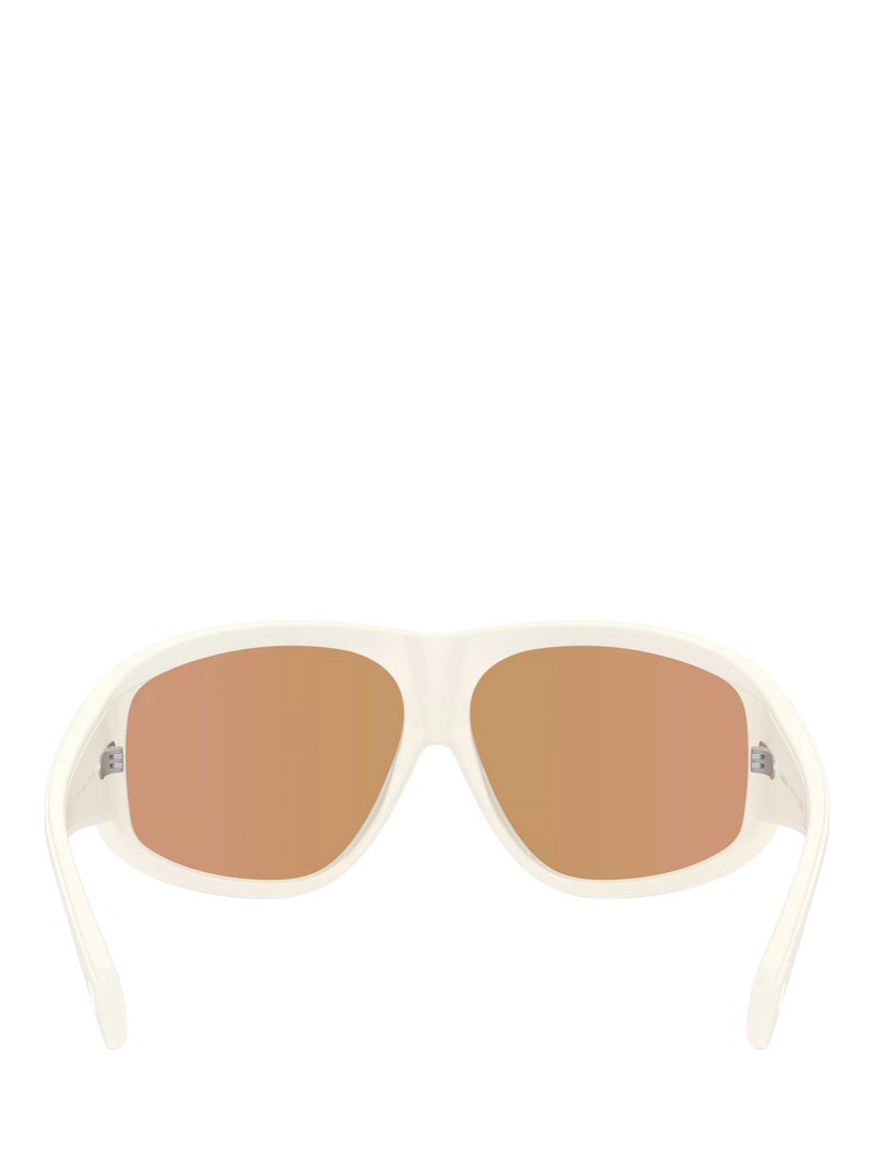 Moncler wrap sunglasses vanilla white frame, imported from the UK