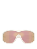 Moncler wrap sunglasses vanilla white frame, imported from the UK