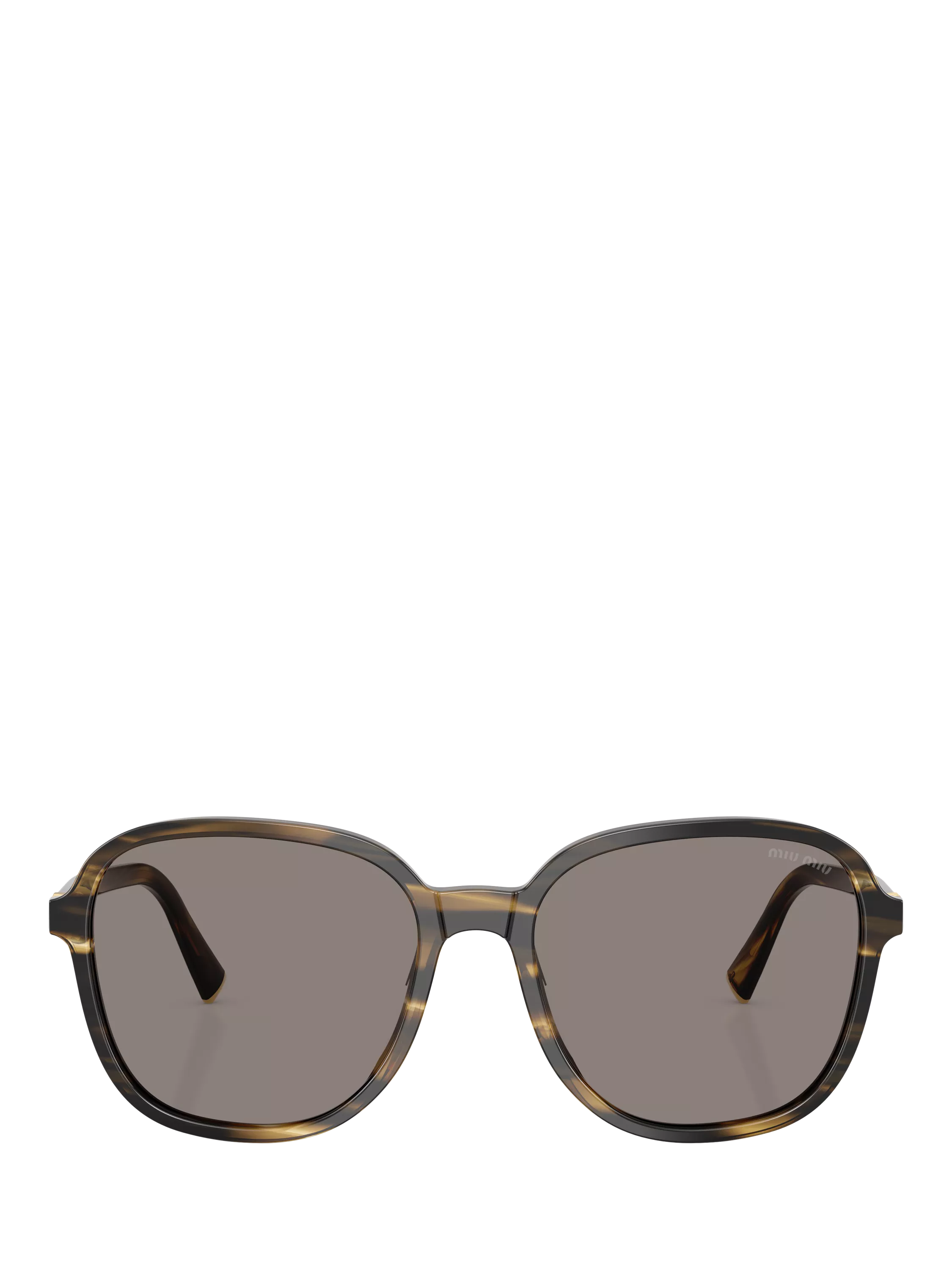 Miu Miu women's pillow sunglasses brown frame with 58mm lenses, UK version