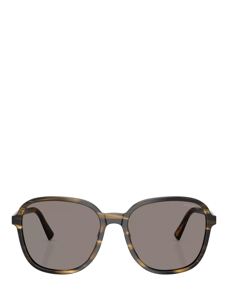 Miu Miu women's pillow sunglasses brown frame with 58mm lenses, UK version
