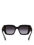 Miu Miu square sunglasses in black with gradient lenses (British brand)