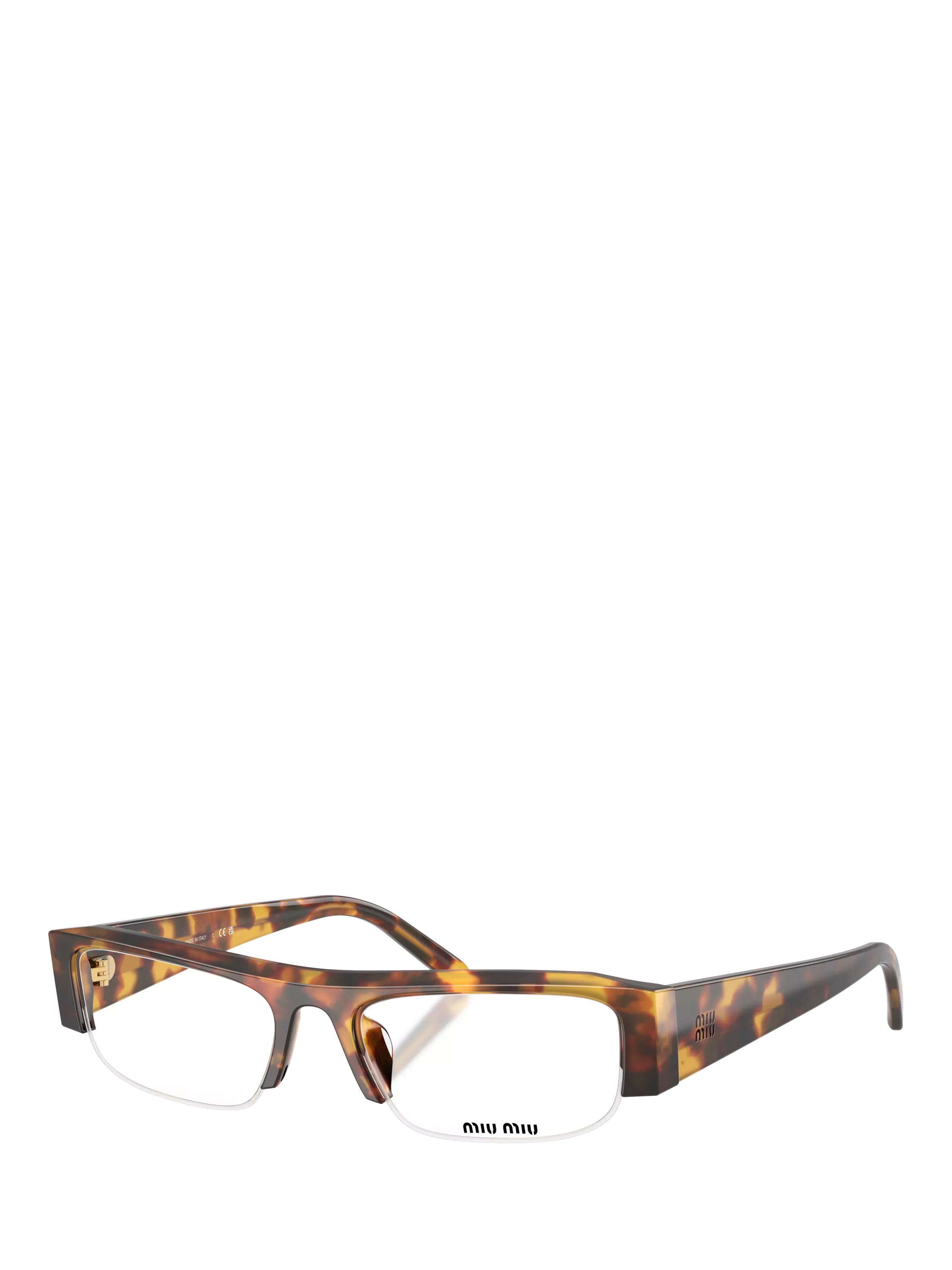 Miu Miu rectangular sunglasses Honey Havana 51mm (British brand)
