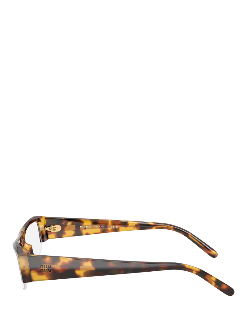 Miu Miu rectangular sunglasses Honey Havana 51mm (British brand)