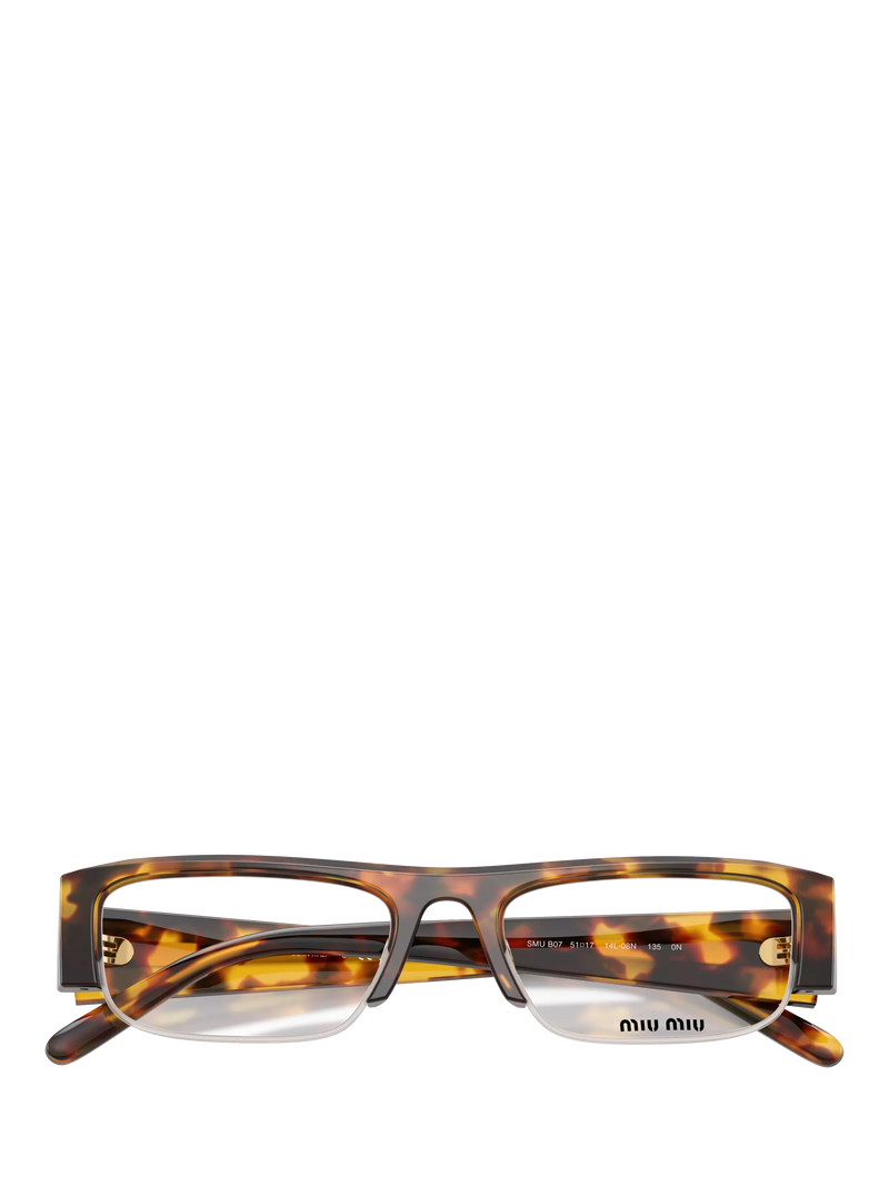 Miu Miu rectangular sunglasses Honey Havana 51mm (British brand)