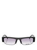 Miu Miu rectangular sunglasses black grey gradient 51mm (British brand)