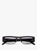 Miu Miu rectangular sunglasses black grey gradient 51mm (British brand)