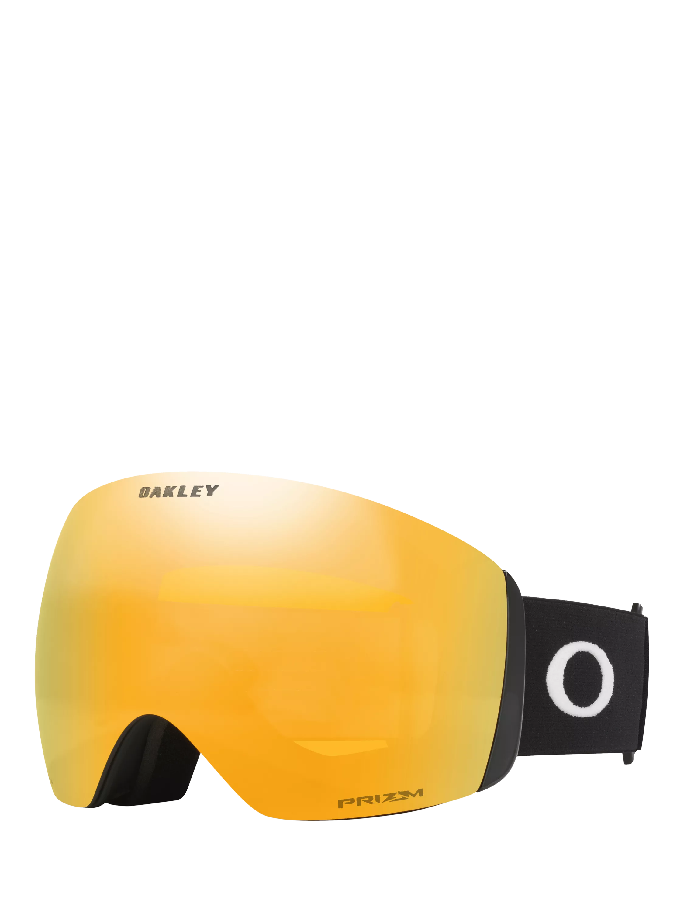 Oakley OO7050 wrap sunglasses matte black mirror yellow - British product