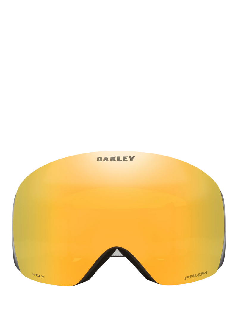 Oakley OO7050 wrap sunglasses matte black mirror yellow - British product