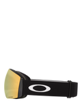 Oakley OO7050 wrap sunglasses matte black mirror yellow - British product