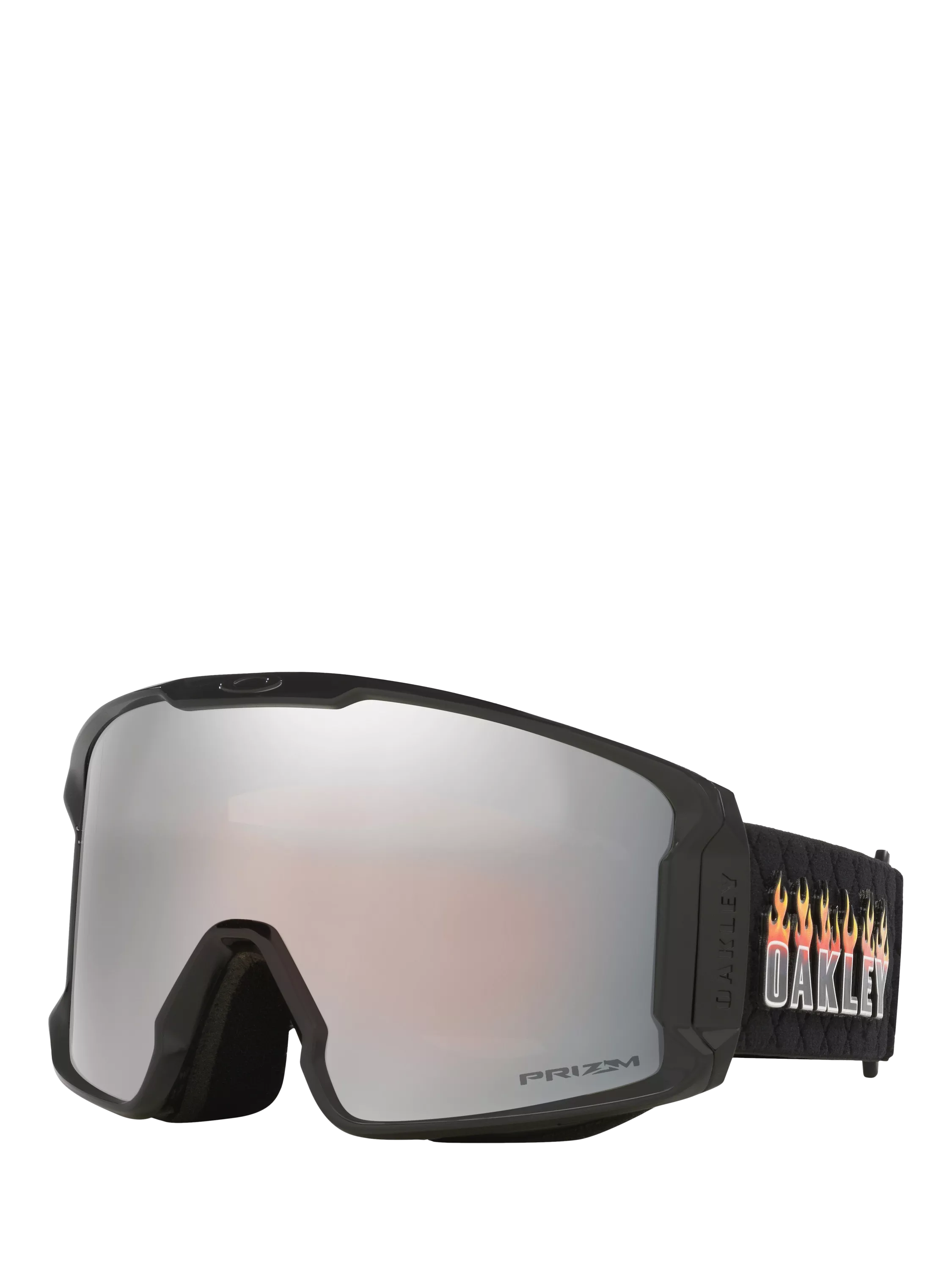 Oakley OO7070 irregular sunglasses black silver 55mm (British brand)