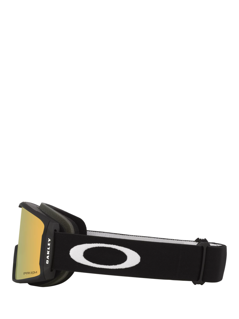 Oakley wrap sunglasses matte black mirror yellow 55mm - British product