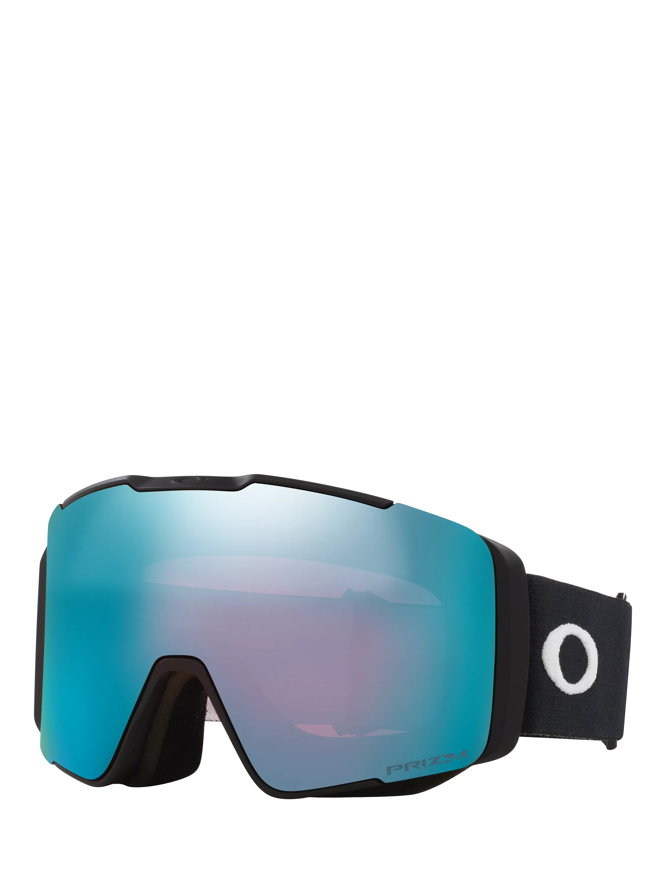 Oakley unisex irregular sunglasses matte black/blue - British product